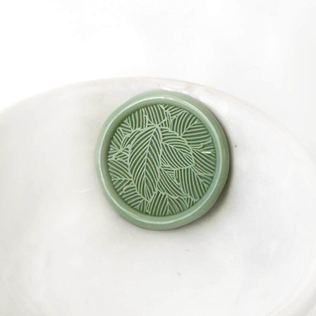 "Leaves Wax Seals Pack of 10, Customizable Color" - Wax Seals in multicolorassorted-colors by Abby Choi