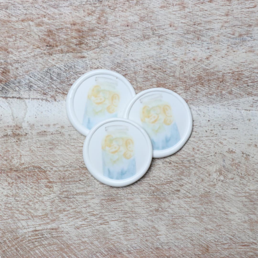 "Lemonade Jar Wax Seals | Set of 25" - Wax Seals in multicolor by Clove and Cedar Design
