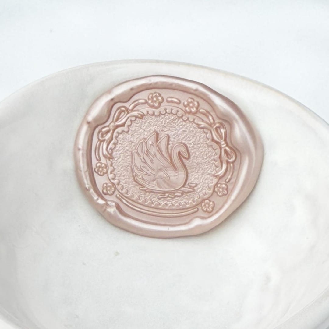 "Swan Wax Seal, Pack of 10, Customizable Color" - Wax Seals in multicolorassorted-colors by Abby Choi