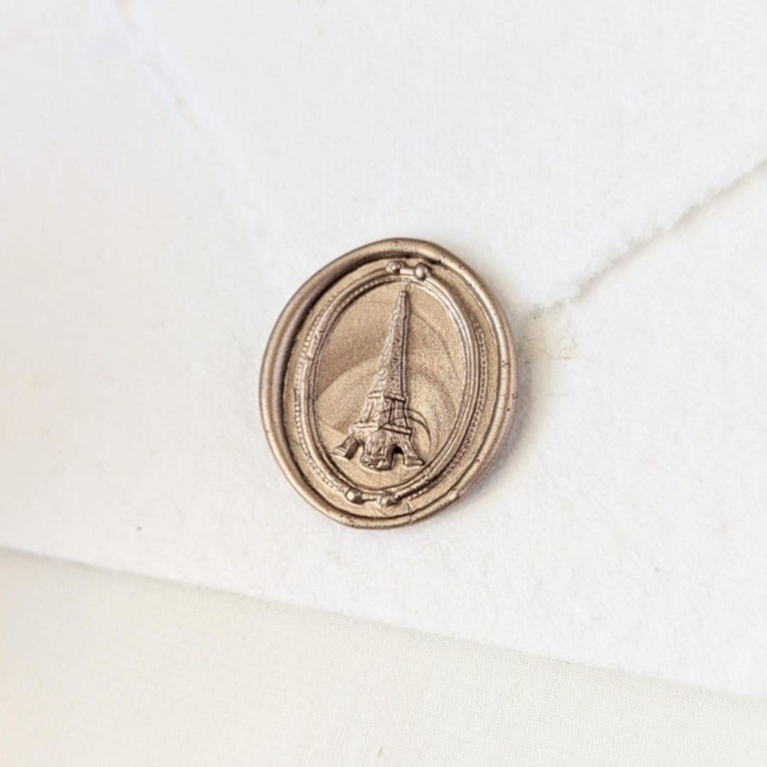 "Old Paris - Customizable Color- Set of 25 Hand-crafted Wax Seals" - Wax Seals in multicolor by Inkspiringletters