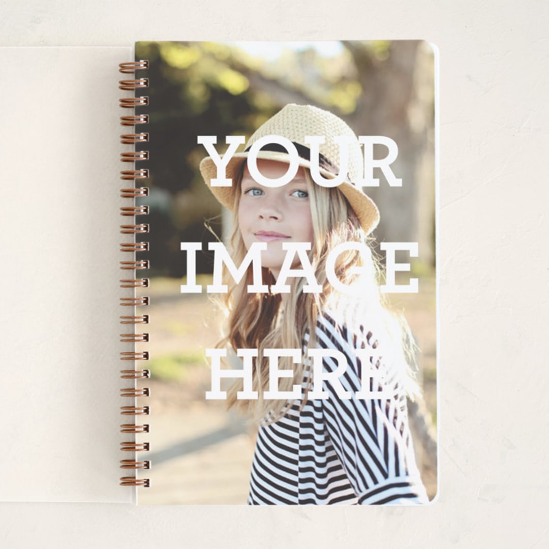 "The Big Picture" - Notebook in Neutral by Minted - Front