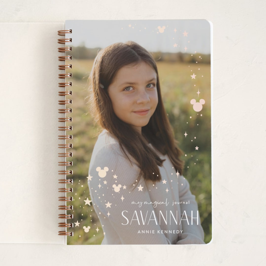 "Disney's Mickey Magic" - Notebook in Petal by Danie Romrell - Front
