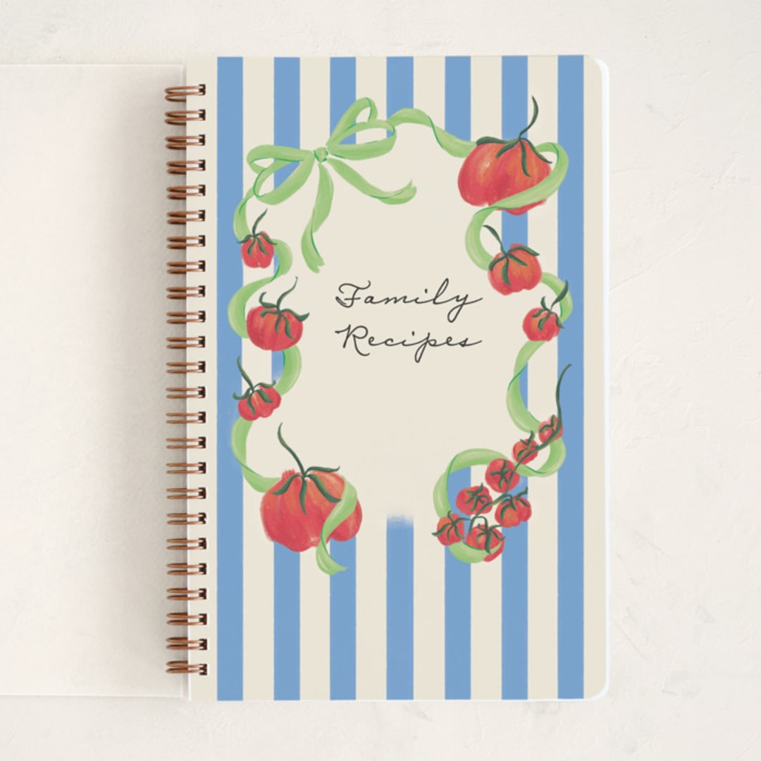 "Petit Pomodoro" - Notebook in Lime by Jackie Crawford - Front