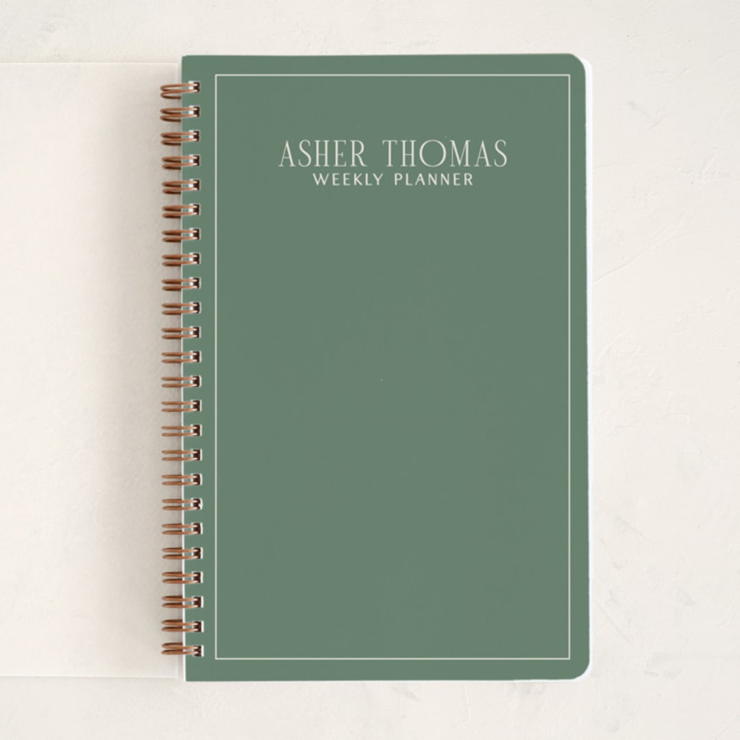 "elegant serif" - Notebook in Forest by Ellen Schlegelmilch - Front