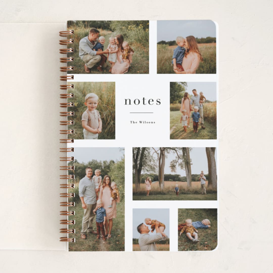 "Editorial" - Notebook in Snow by Jennifer Wick - Front