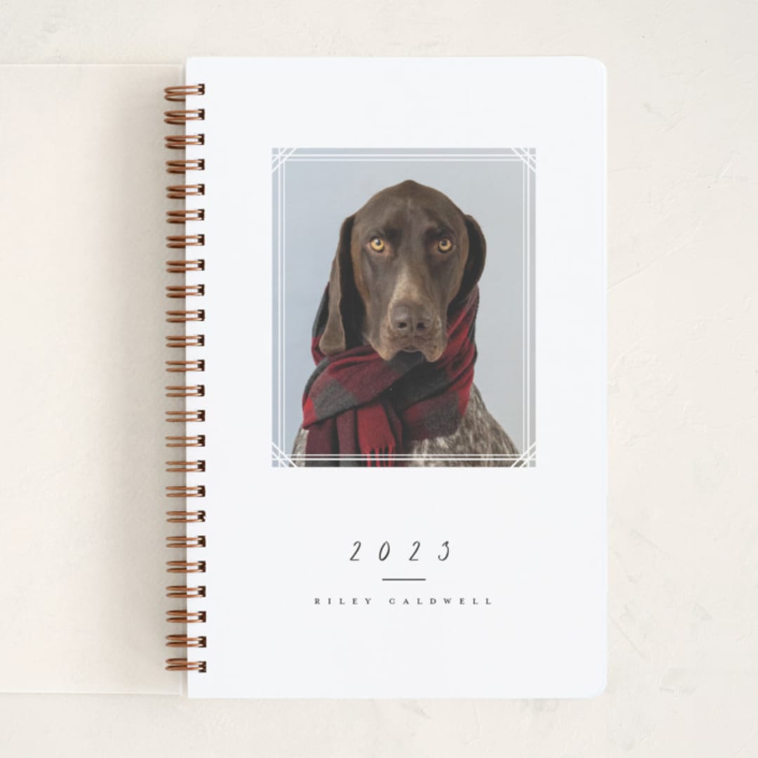 "Framed" - Notebook in Snow by Brianne Larsen - Front