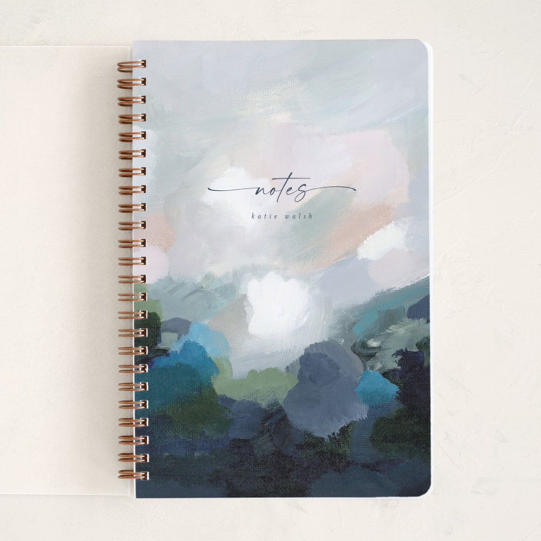 "Light Seeker" - Notebook in Bahama by Nicole Walsh - Front