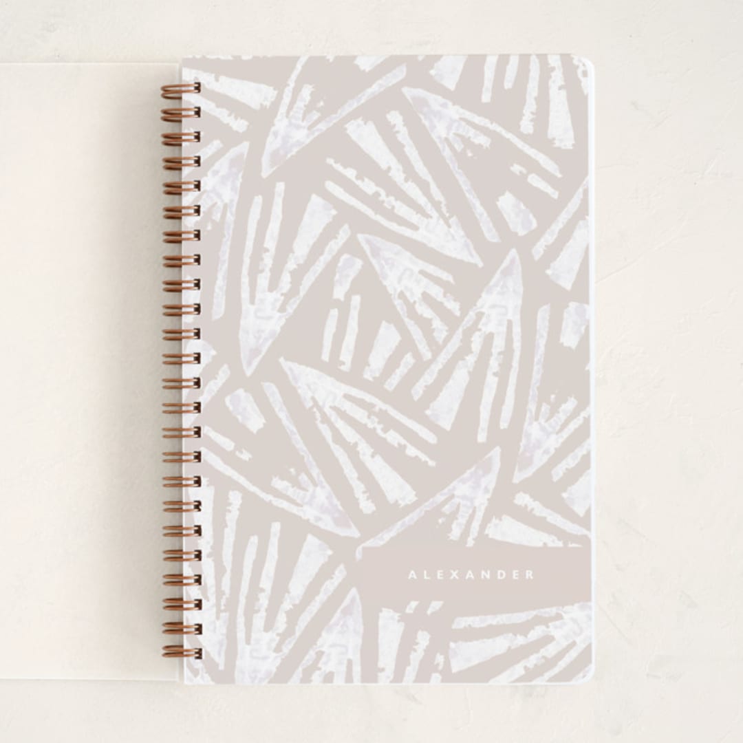 "Stamped" - Notebook in Cream by frau brandt - Front
