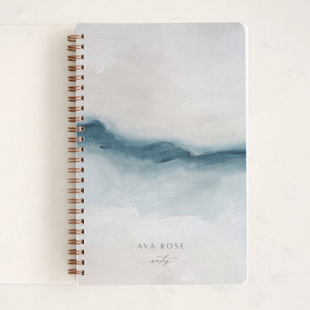 "Sierra" - Notebook in Sea by Nicoletta Savod - Front