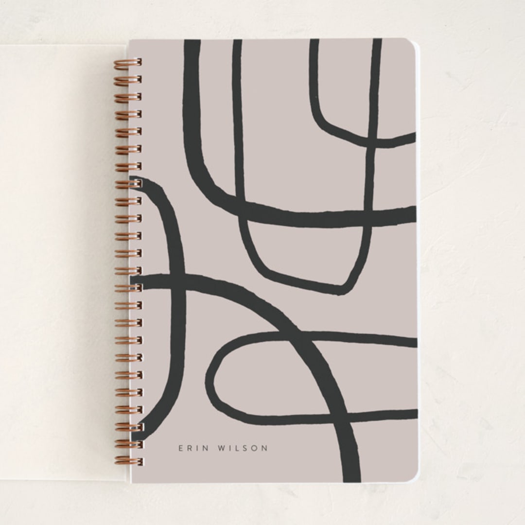 "Find Your Own Way" - Notebook in Sand by Erin L. Wilson - Front