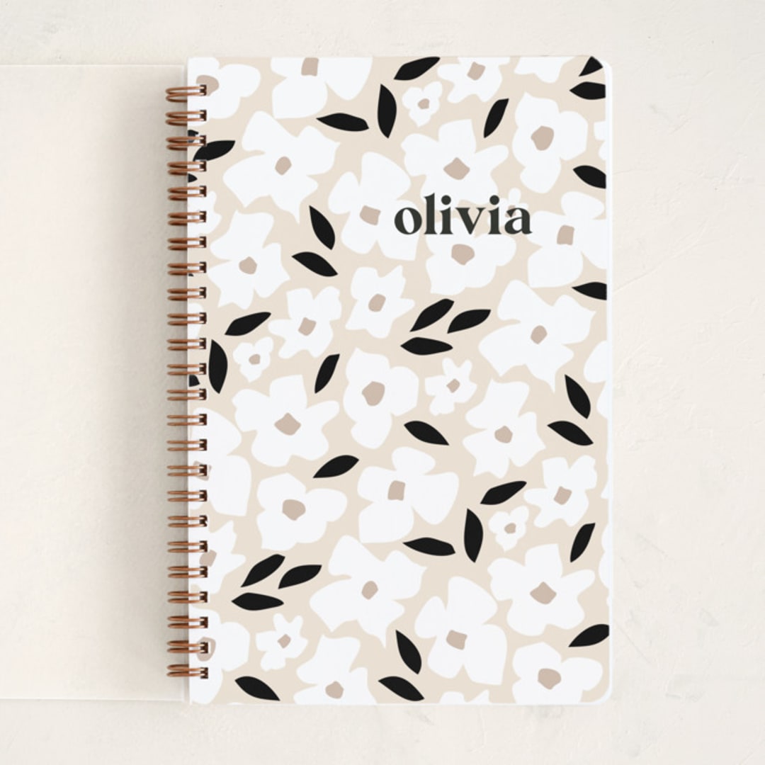 "Primavera" - Notebook in Almond by Iveta Angelova - Front