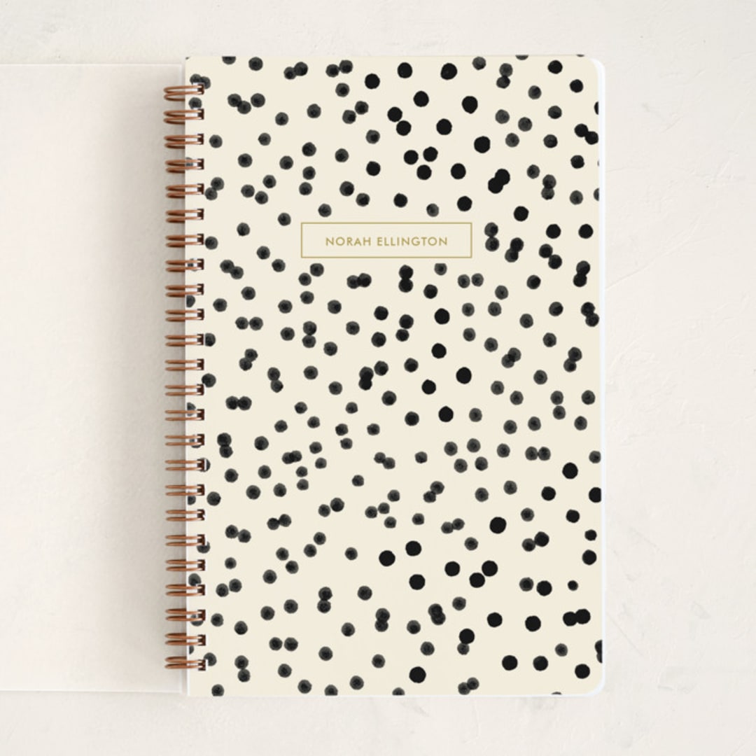 "Hello Dotty" - Notebook in Sugar by Nadia Hassan - Front