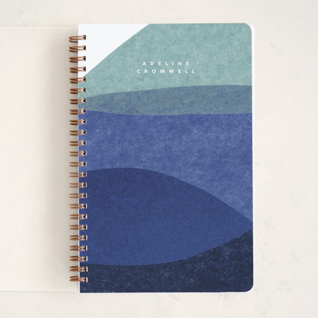 "sea dreams" - Notebook in Cobalt by Carrie Moradi - Front