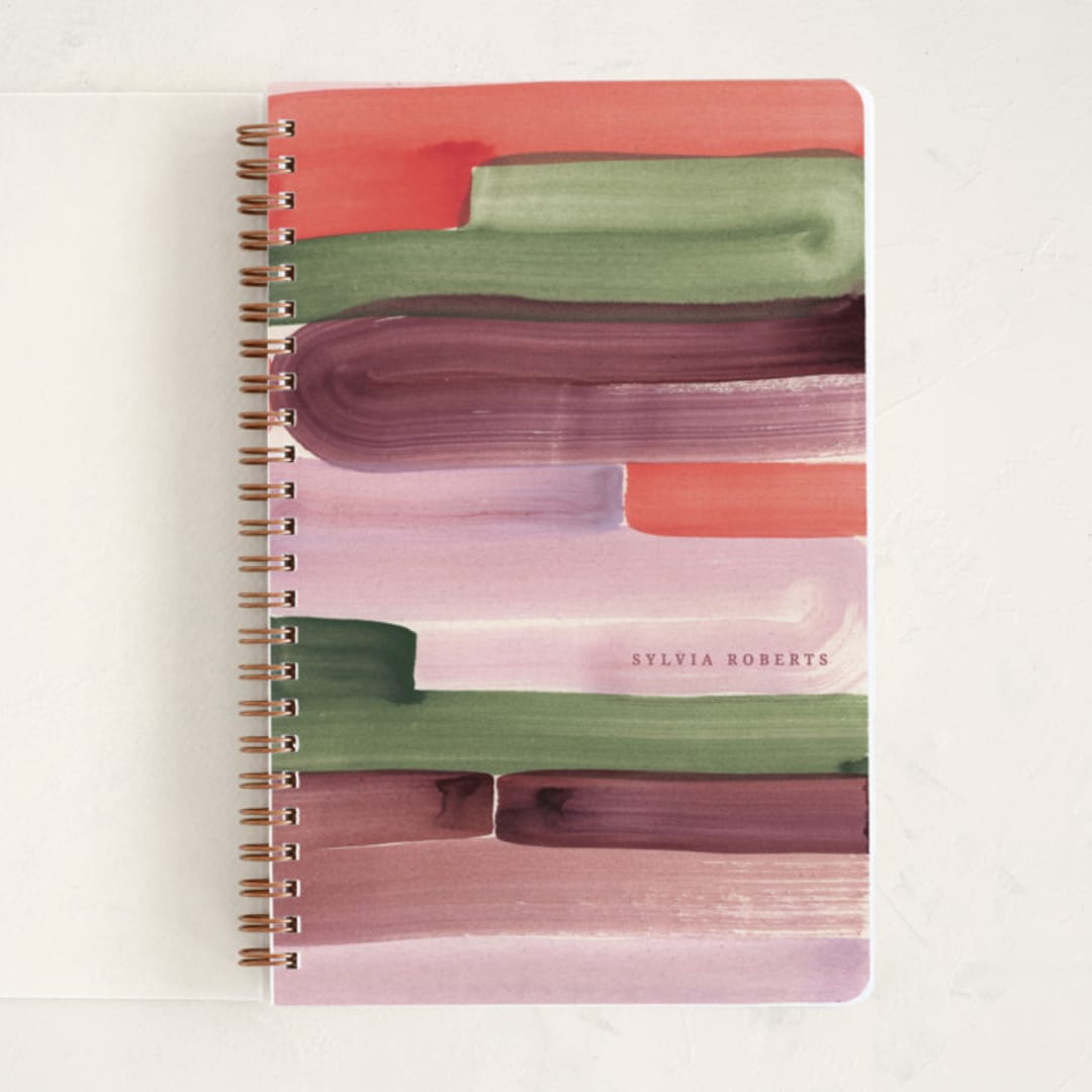 "meanders" - Notebook in Earthy by Sumak Studio - Front