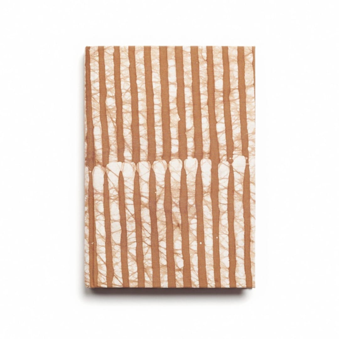 "Oak , A Zero Waste Handmade Artisanal Journal" - Notebook in brown by Anjali Purohit
