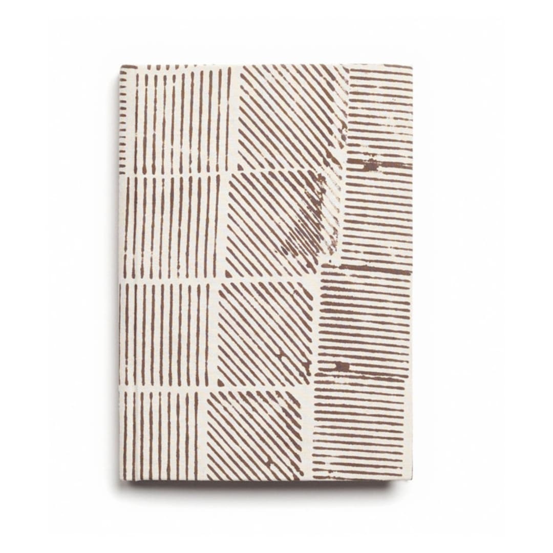 "Bistre , A Zero Waste Handmade Artisanal Journal " - Notebook in black by Anjali Purohit