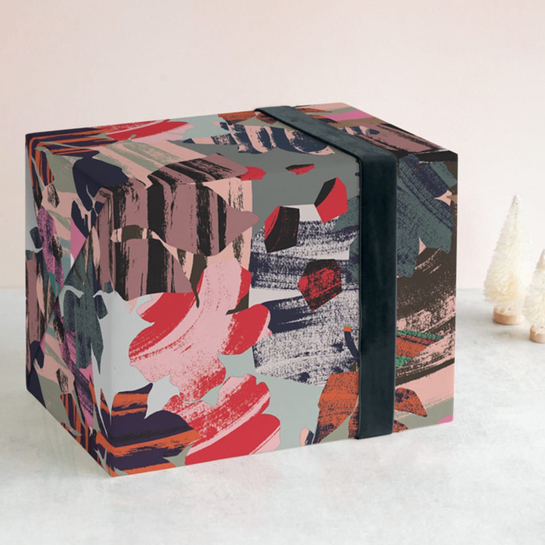 "garden" - Wrapping Paper in Earth tones by Susanna Nousiainen - Front