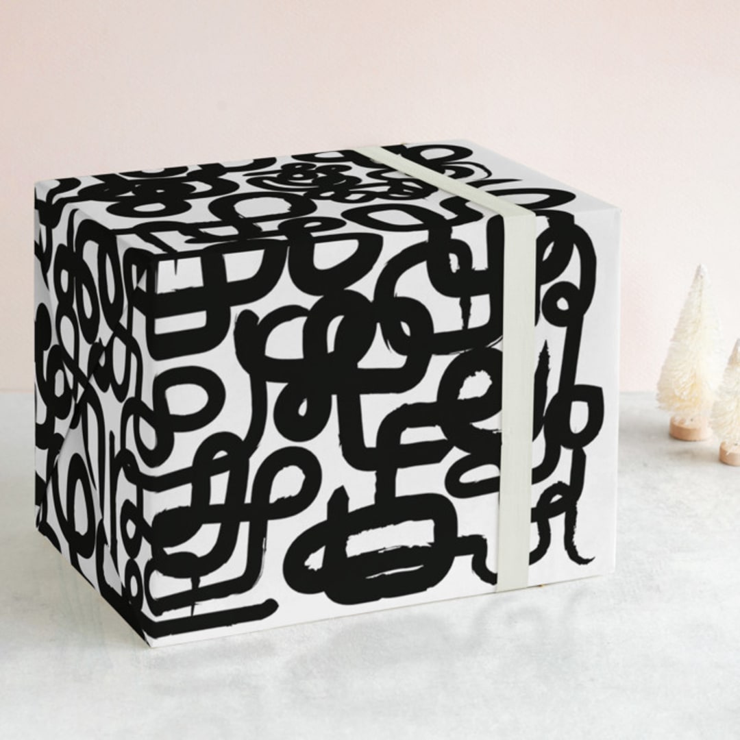 "Find Your Way Home II" - Wrapping Paper in Ink by fatfatin - Front