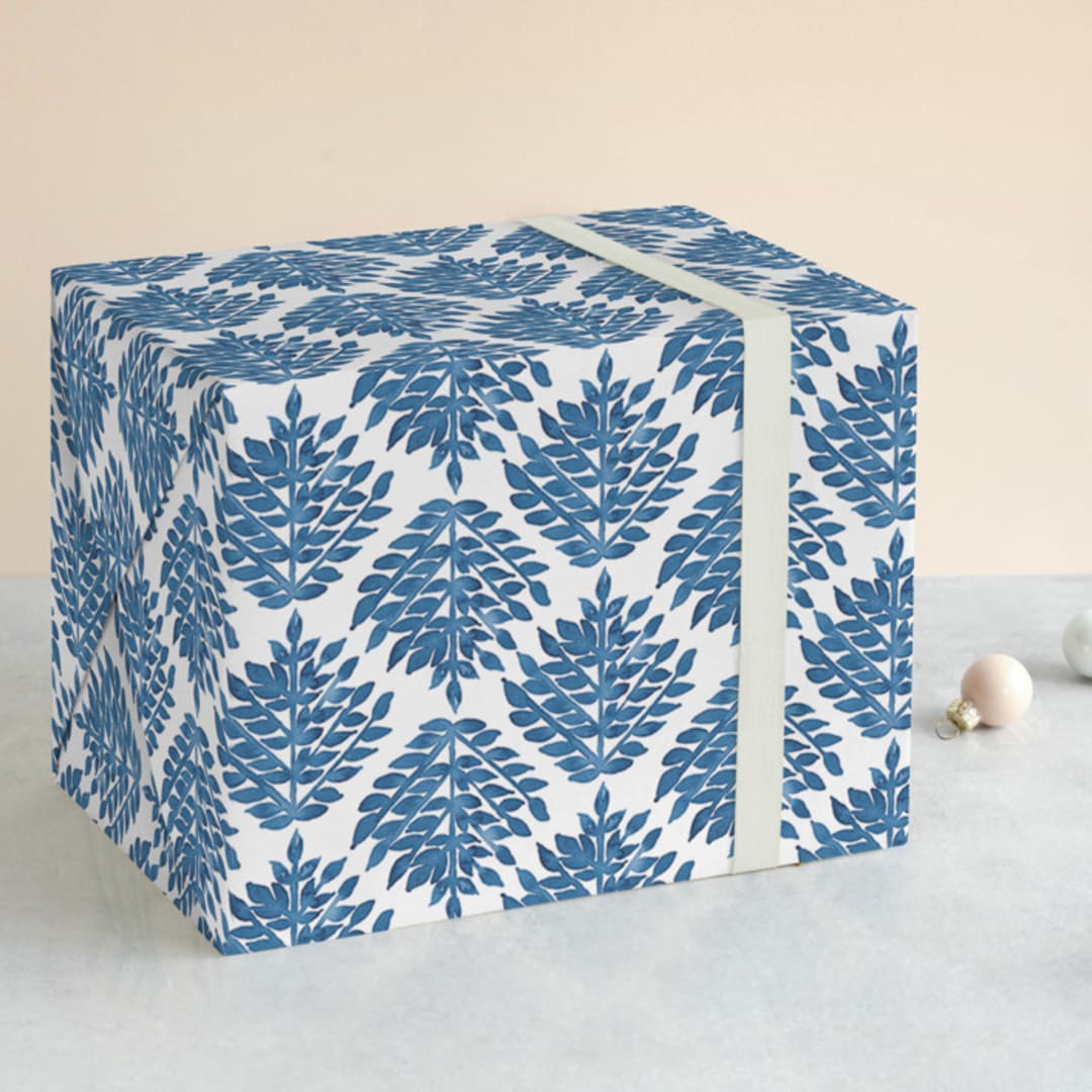 "Branch of Peace" - Wrapping Paper in Santorini by Chris Griffith - Front
