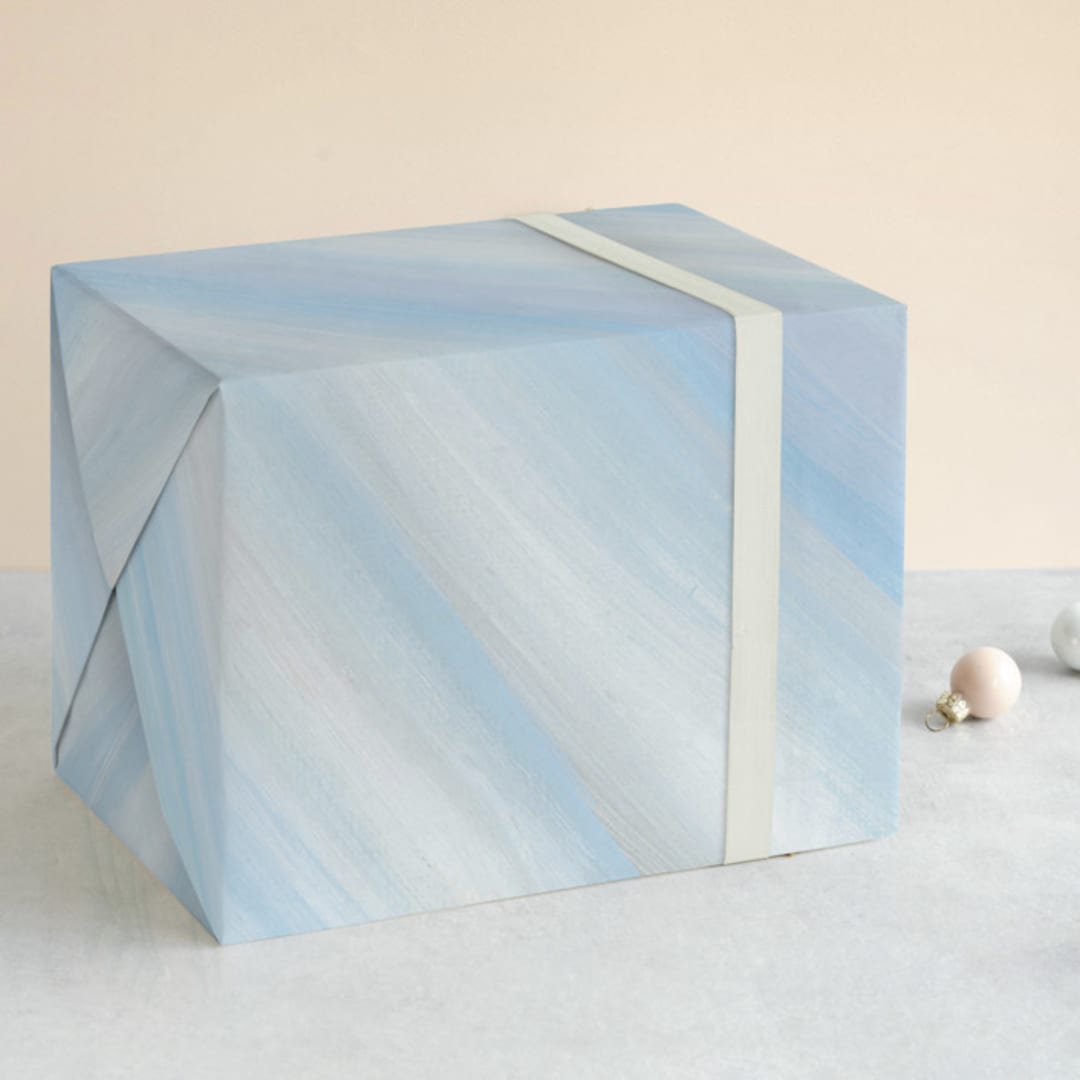 "Sheer Ice" - Wrapping Paper in Ice by Nicole Walsh - Front
