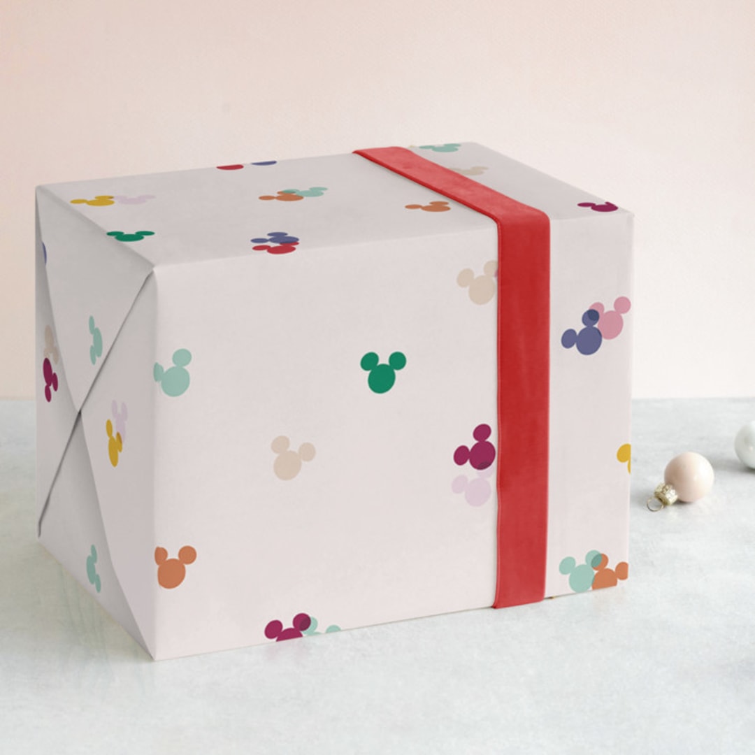 "Disney's Mickey Confetti" - Wrapping Paper in Bold by Ellen Schlegelmilch - Front