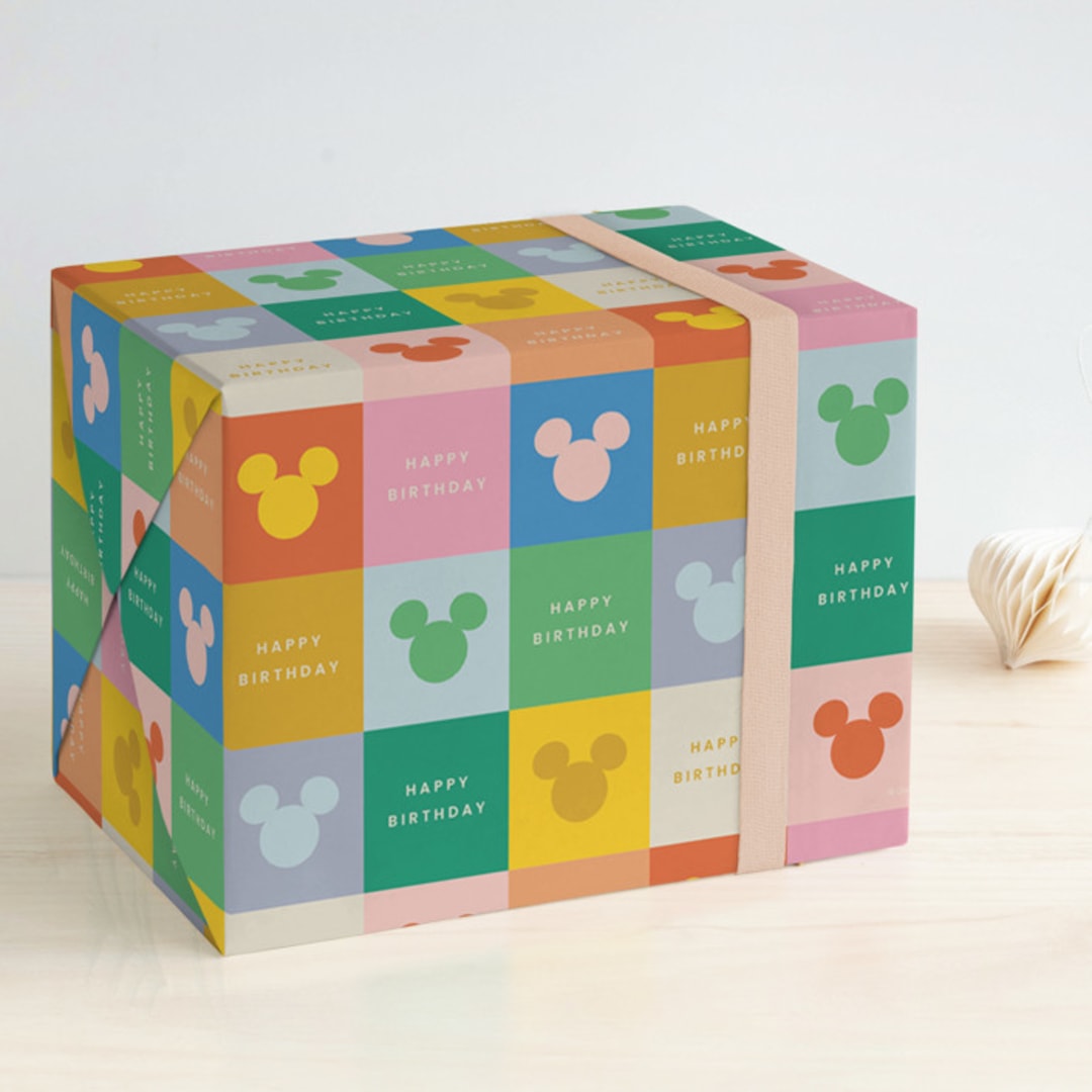 "vibrant mickey" - Wrapping Paper in Bold by Ellen Schlegelmilch - Front