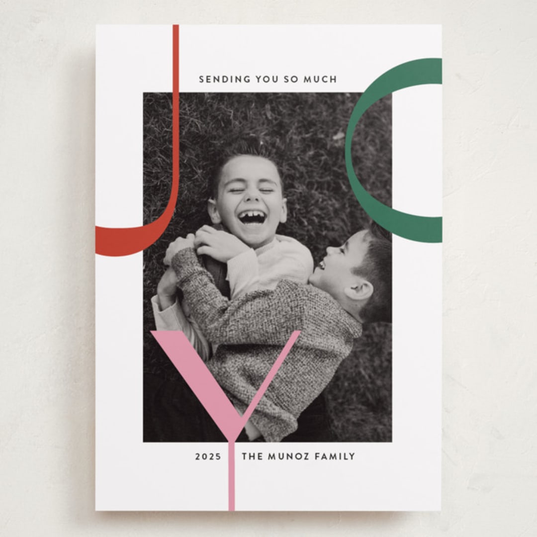 "Big joy" - Holiday Cards in Holly by Annie Holmquist - Front