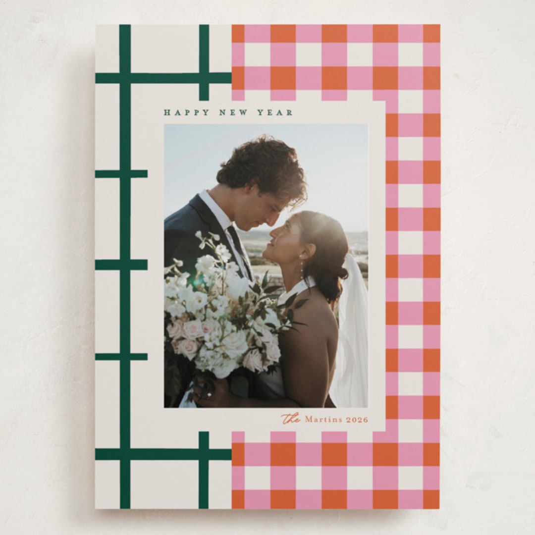 "Grandmas Dishes" - Holiday Cards in Gumdrop by Carrie ONeal - Front