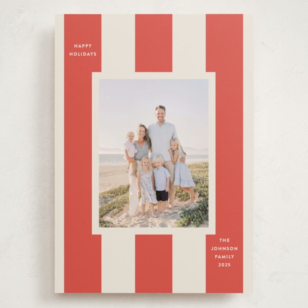 "Aperitivo" - Holiday Cards in Stocking by Megan Davis - Front