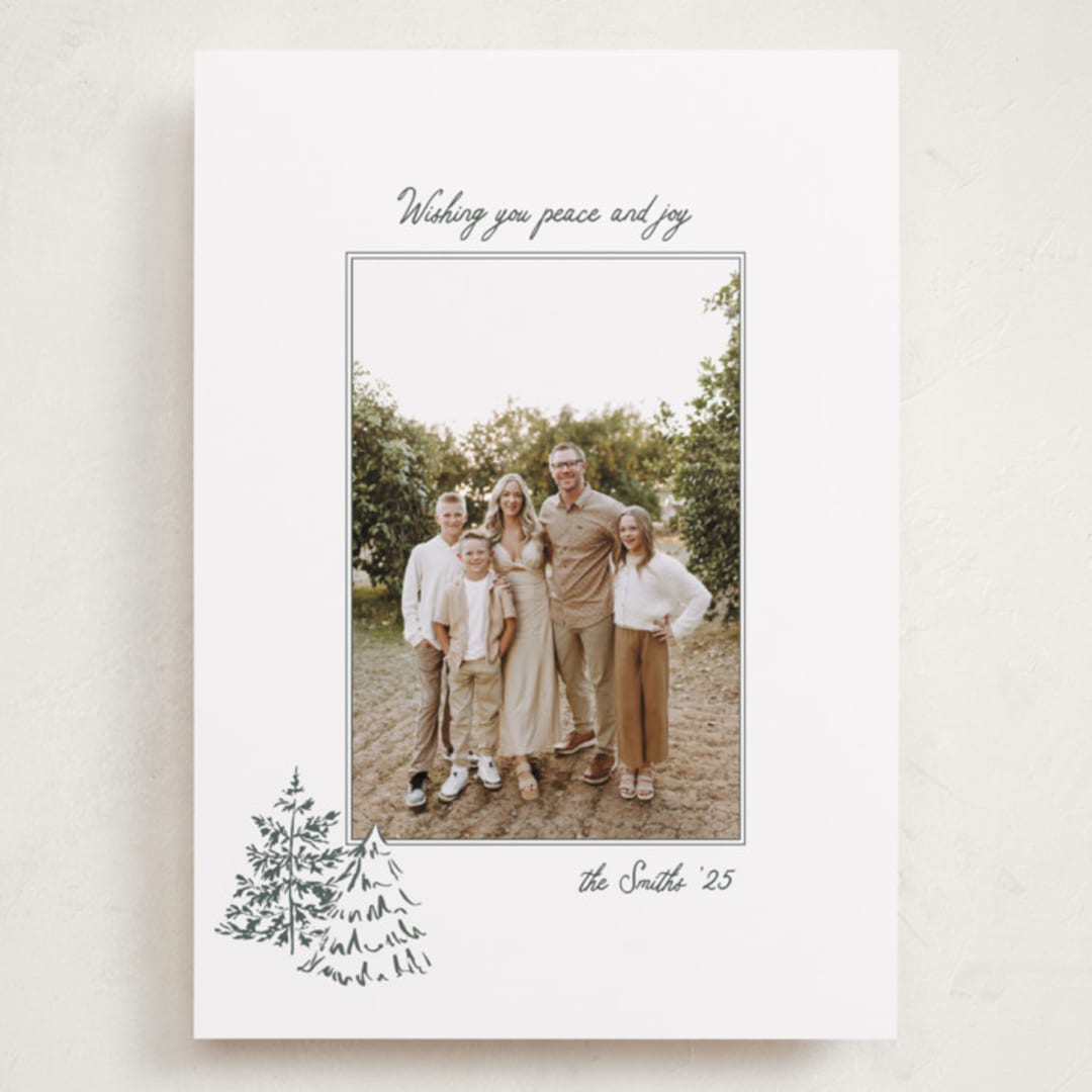 "Minimal tree farm" - Holiday Cards in Forest by Michelle Harrick - Front