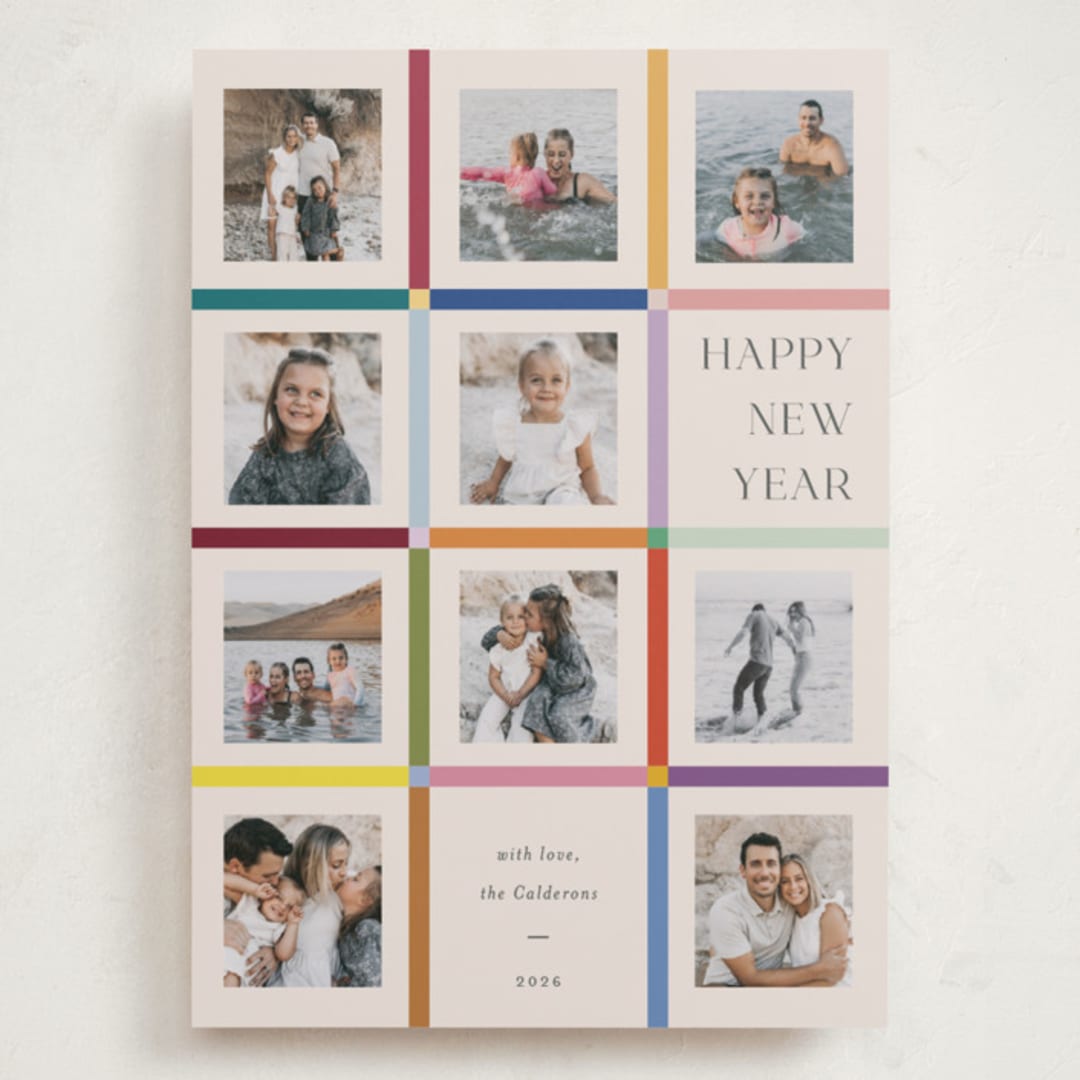 "a year of colors" - Holiday Cards in Rainbow by lulu and isabelle - Front