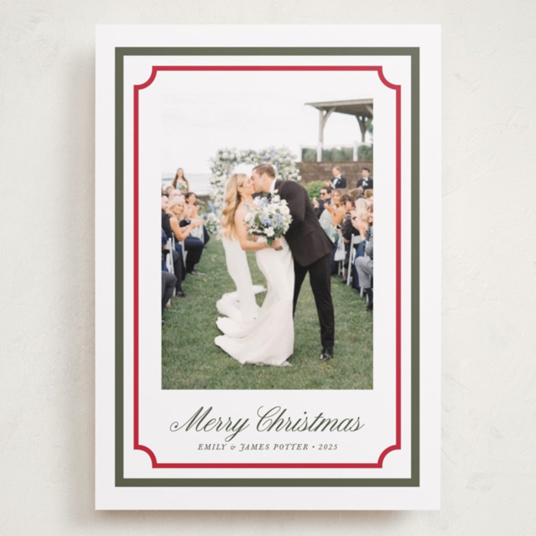 "Charming Frame" - Holiday Cards in Holly Jolly by Alston Foster - Front