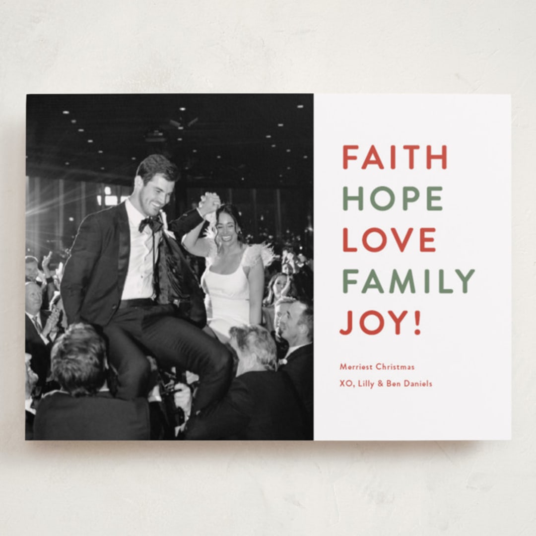 "Classic Fun" - Holiday Cards in Tomato Basil by Carolyn MacLaren - Front