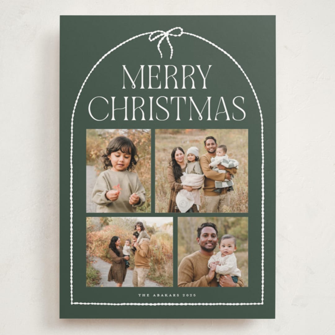 "frame bow" - Holiday Cards in Forest by Vivian Yiwing - Front