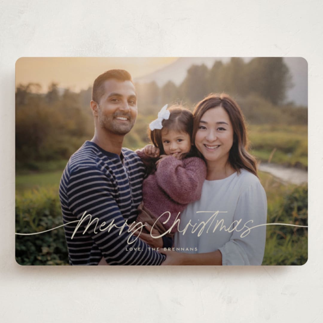 "Faubourg" - Holiday Cards in Pudding by Leia Matt - Front