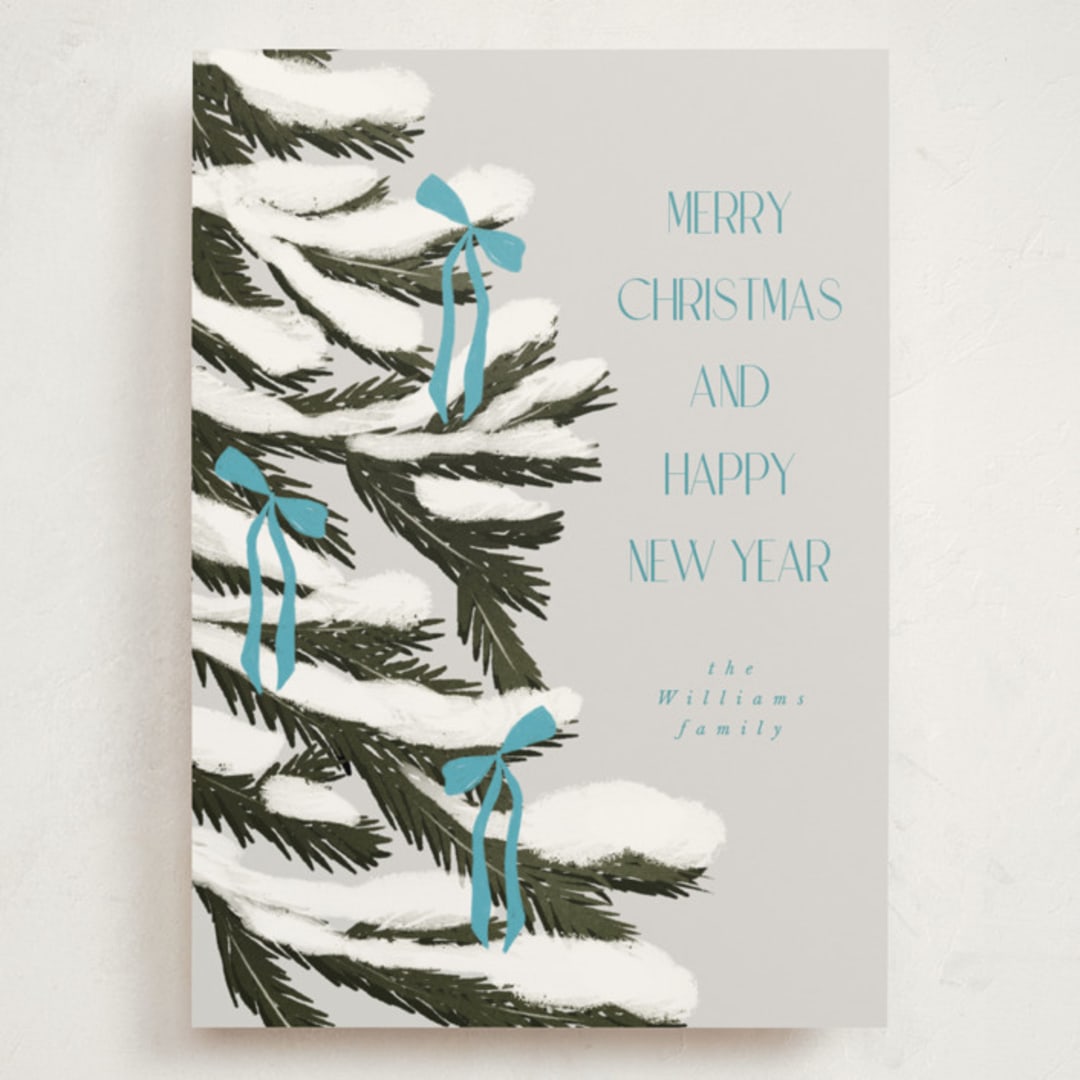 "Christmas tree" - Holiday Cards in Ice by Maja Cunningham - Front