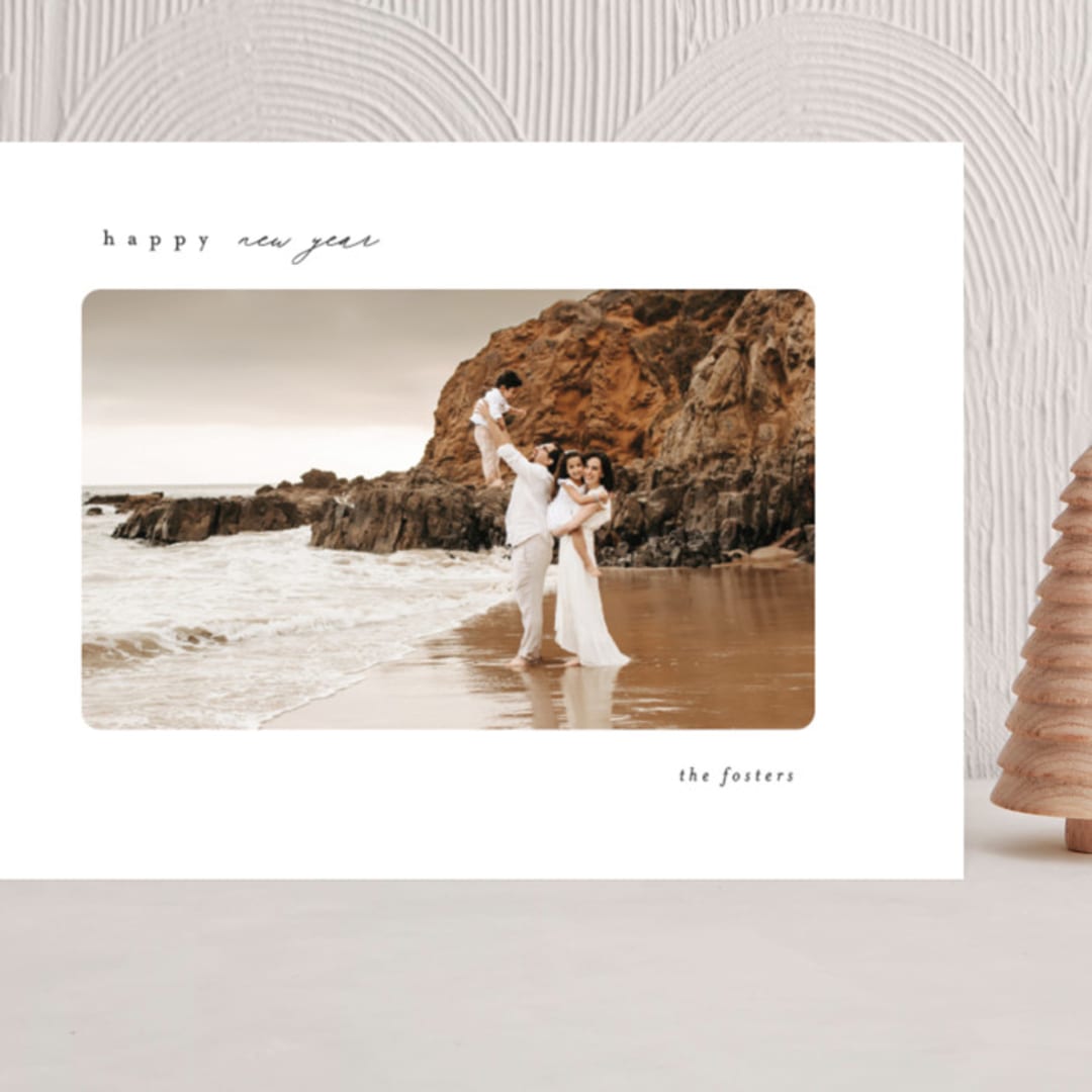 "simple" - Holiday Cards in Ink by Brianne Larsen - Front