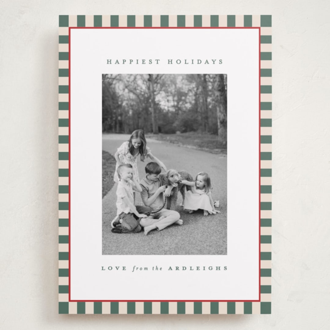 "The Charleston" - Holiday Cards in Spruce by Kristie Kern - Front