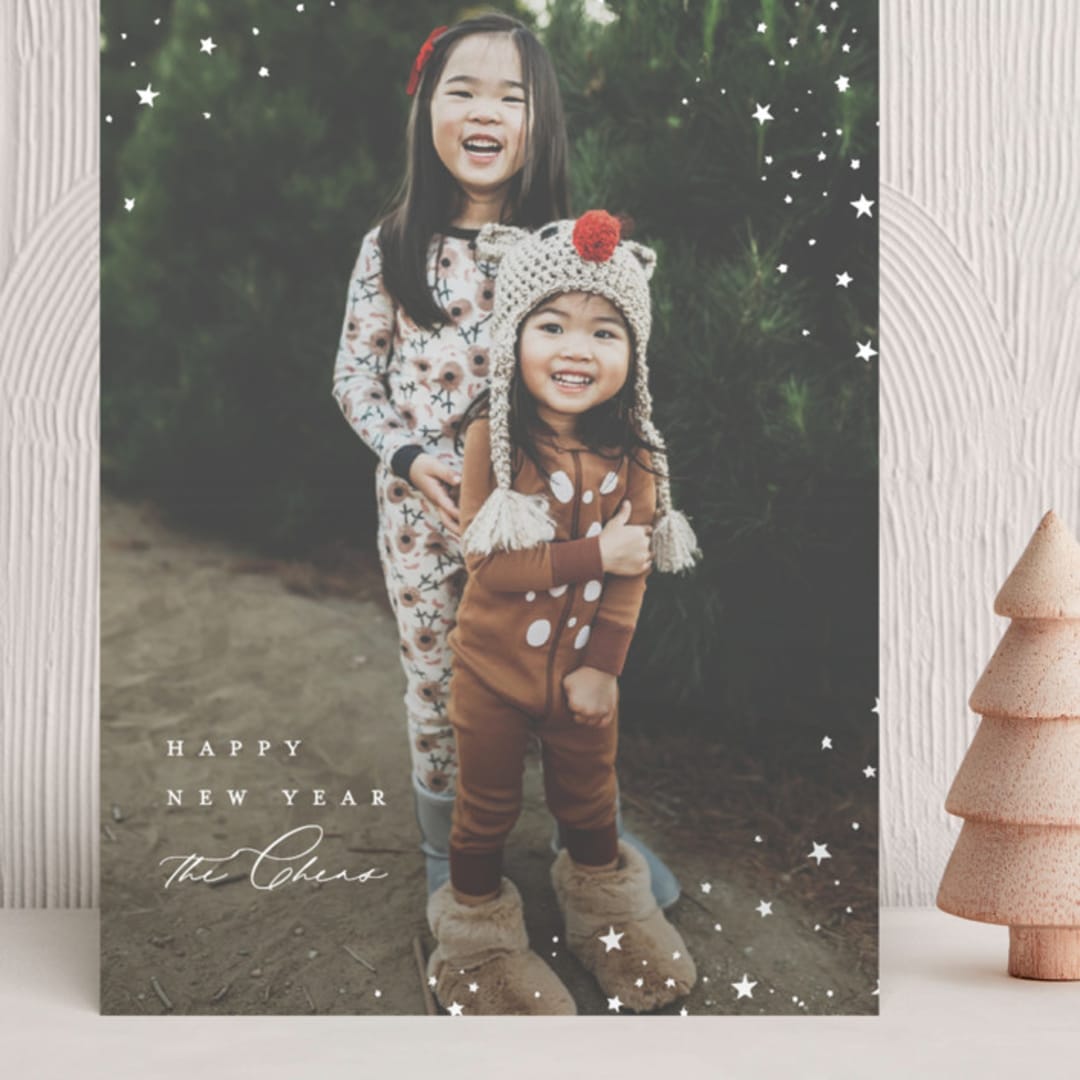 "Star Spangled" - Holiday Cards in Snow by AK Graphics - Front