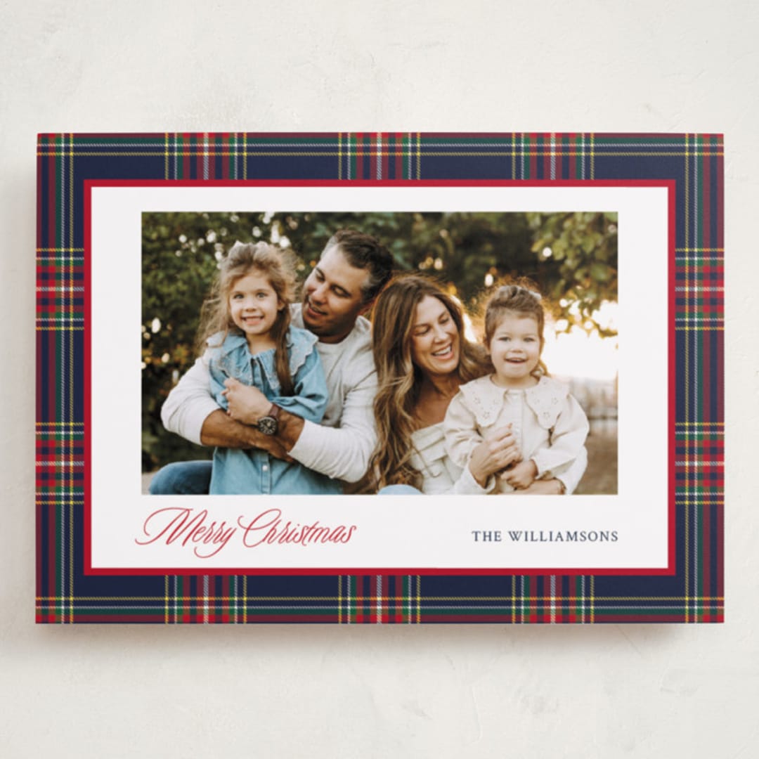 "Navy Baby" - Holiday Cards in Navy by Cindy Reynolds - Front