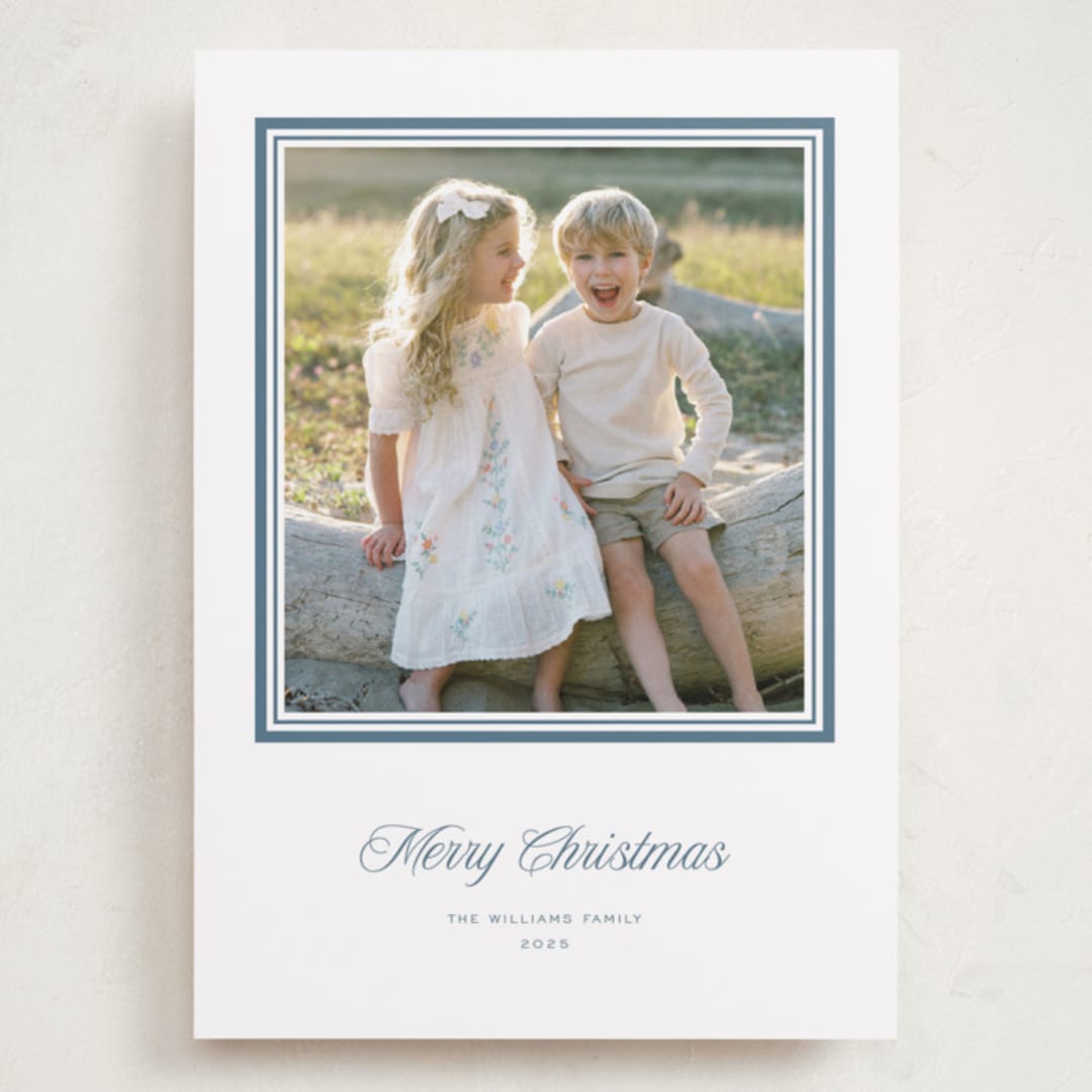 "Lauren" - Holiday Cards in Winterberry by Blustery August - Front