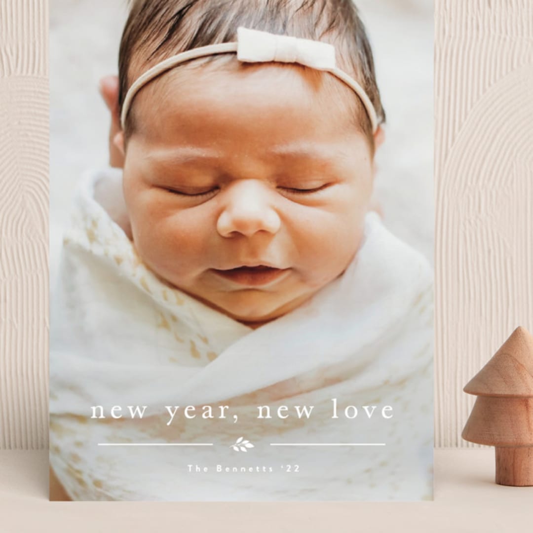 "Merrier Than Ever Before" - Holiday Cards in Snowfall by Carolyn MacLaren - Front