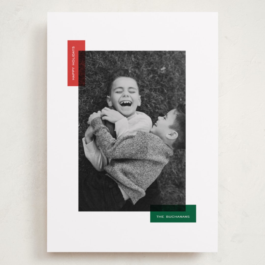 "Borderly" - Holiday Cards in Elf by Jelena Vuletic - Front
