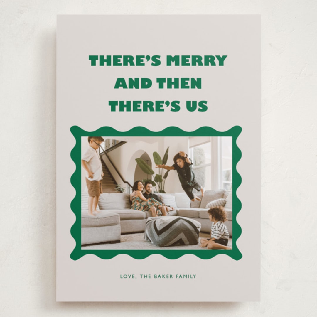 "And Then Us" - Holiday Cards in Pine by Anna Elder - Front