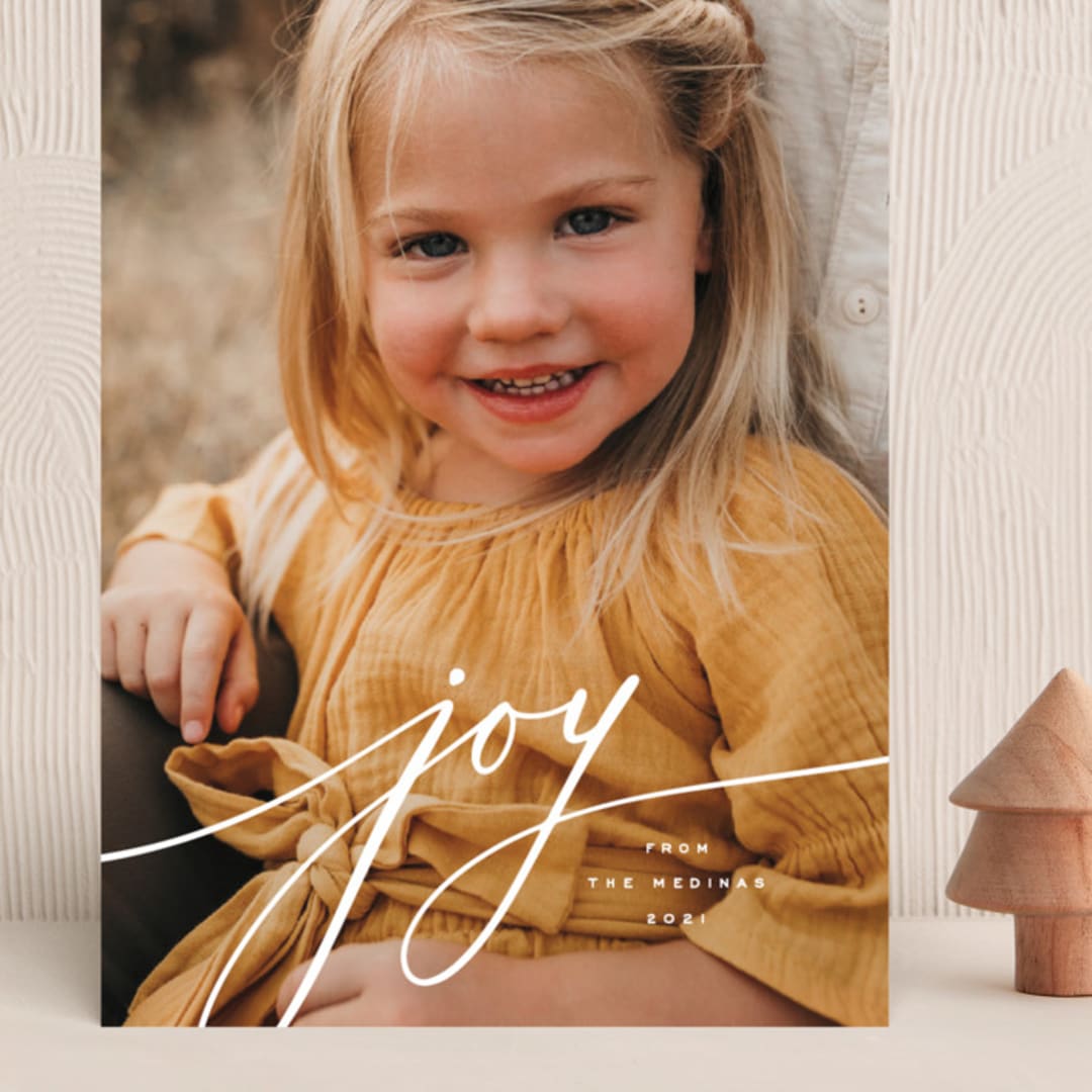 "refined" - Holiday Cards in Snow by April Astudillo - Front