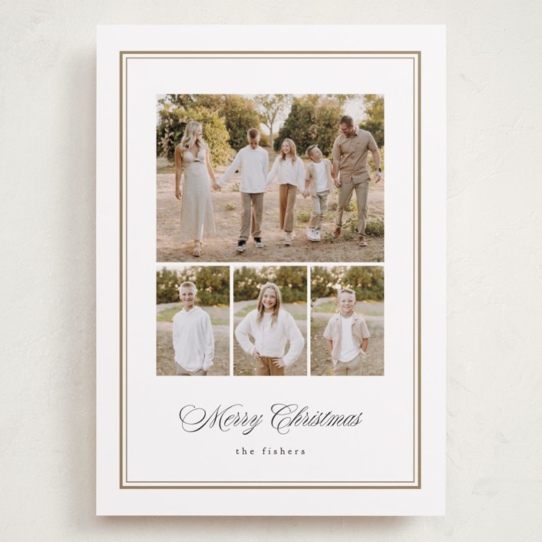 "Hampton House" - Holiday Cards in Snow by Erin L. Wilson - Front