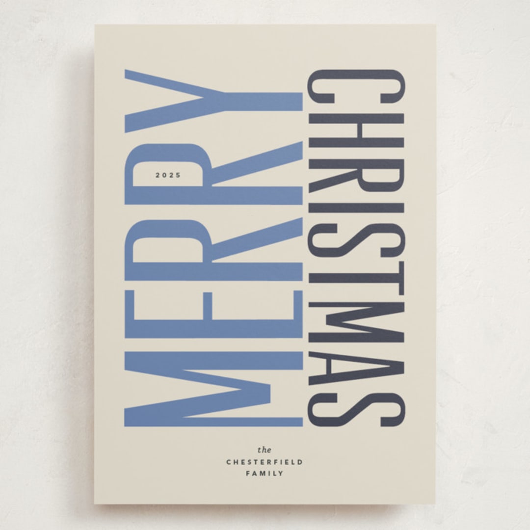 "headline" - Holiday Cards in Starry Night by Carrie Moradi - Front