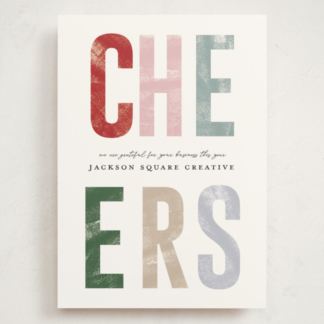 "BIG thanks" - Holiday Cards in Candy Dish by Pixel and Hank - Front