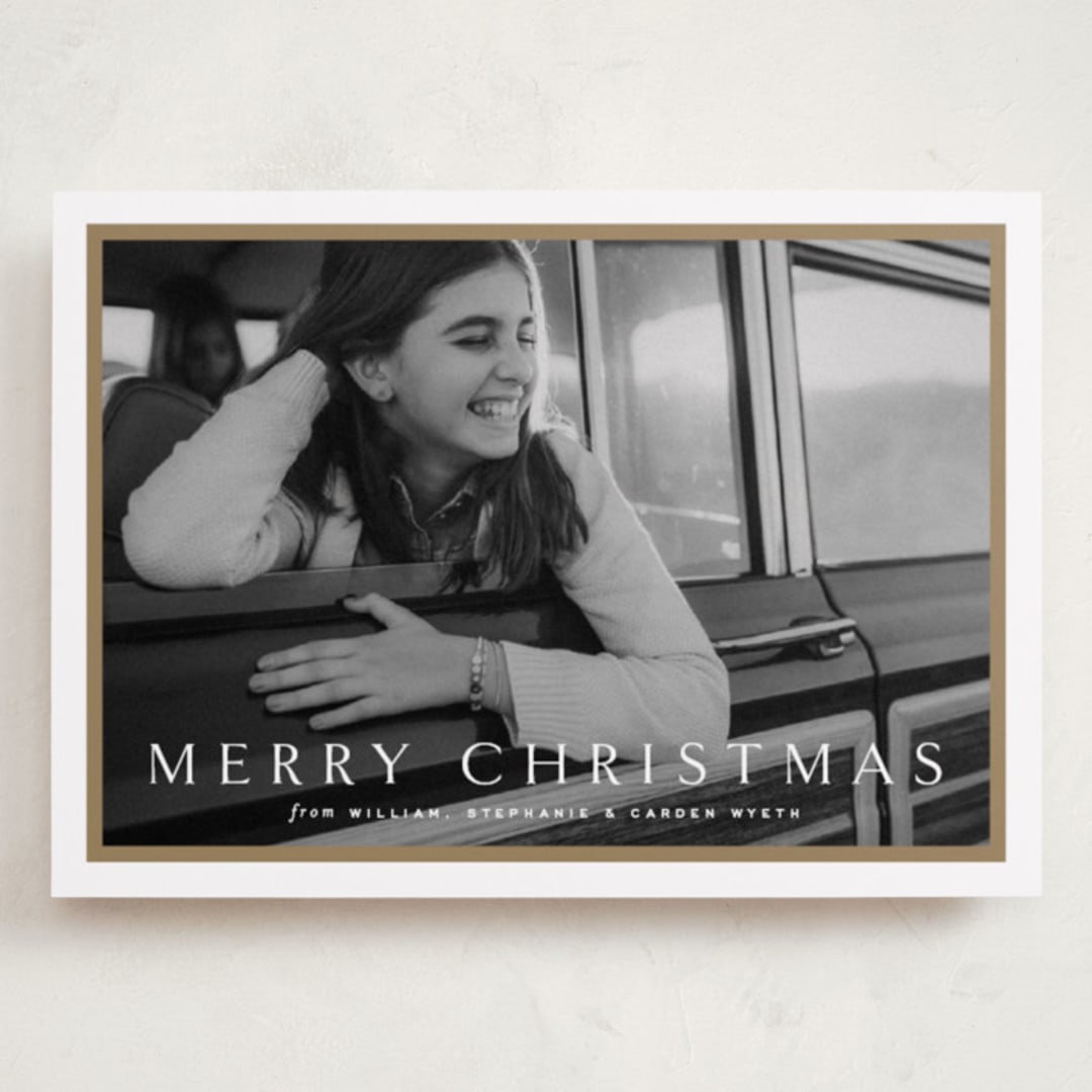 "Winds" - Holiday Cards in Cotton by Amy Kross - Front