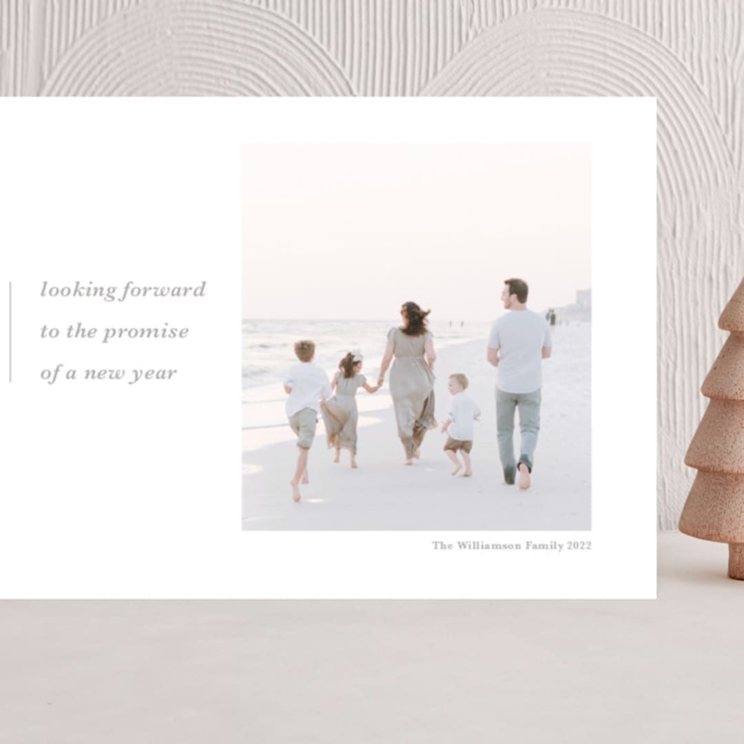 "Promise" - Holiday Cards in Mist by Susan Brown - Front
